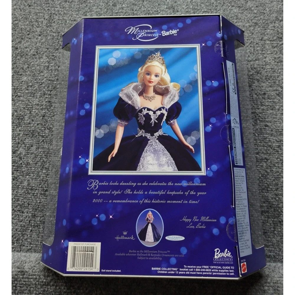 Mattel Millennium Princess Barbie Doll Special Edition Blue Velvet 24154 NIB